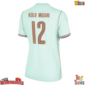 France Randal Kolo Muani #12 Replica Away Stadium Shirt for Women World Cup 2026 Short Sleeve